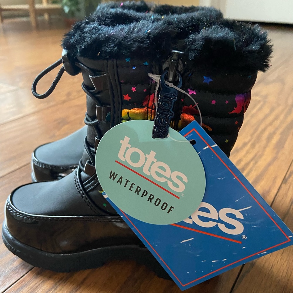 Totes Reena Waterproof boots for toddler Girls size 7